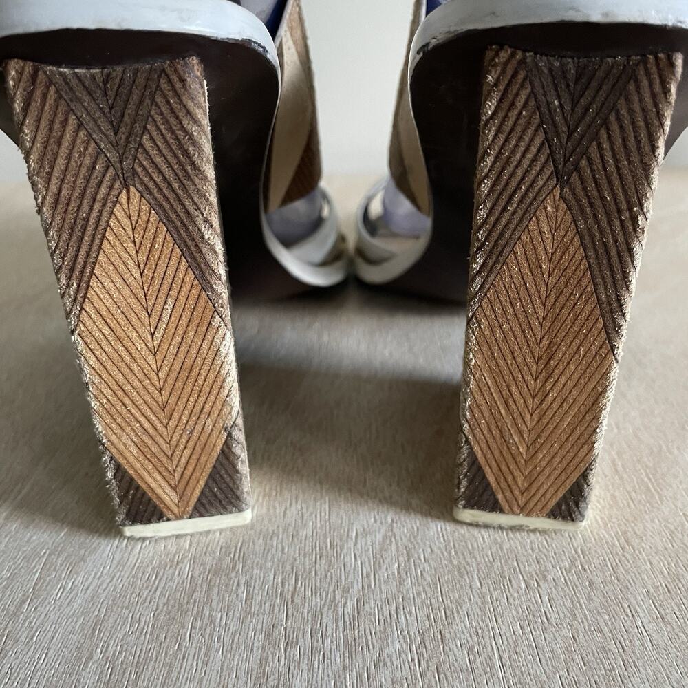Tory Burch Kepler Geometric Heel Sandals - Picture 8 of 16